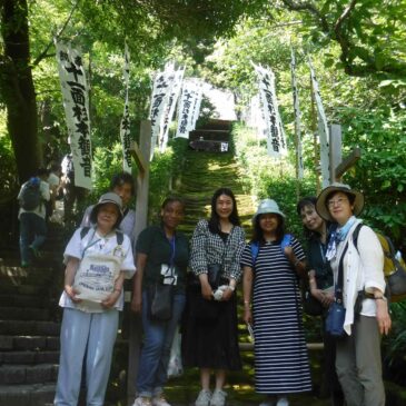 ＪＩＣＡ東京研修員 閑静な鎌倉の名所めぐりを満喫